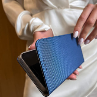 ETUI BOOK MAGNET NA TELEFON VIVO Y01 GRANATOWY