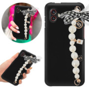 ETUI SMOOTH Z ŁAŃCUSZKIEM NA TELEFON  SAMSUNG GALAXY XCOVER 6 PRO CZARNY