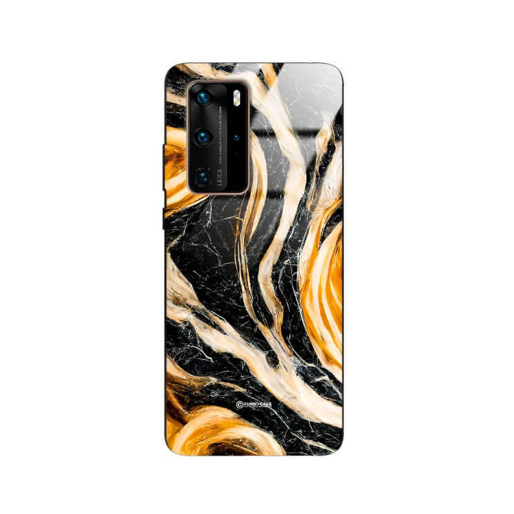 ETUI BLACK GLASS CASE NA TELEFON HUAWEI P40 PRO ST_MAB-1