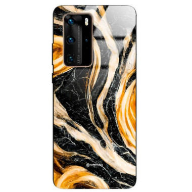 ETUI BLACK GLASS CASE NA TELEFON HUAWEI P40 PRO ST_MAB-1