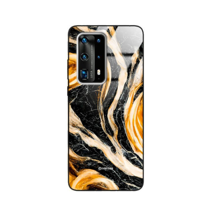 ETUI BLACK GLASS CASE NA TELEFON HUAWEI P40 PRO PLUS ST_MAB-1