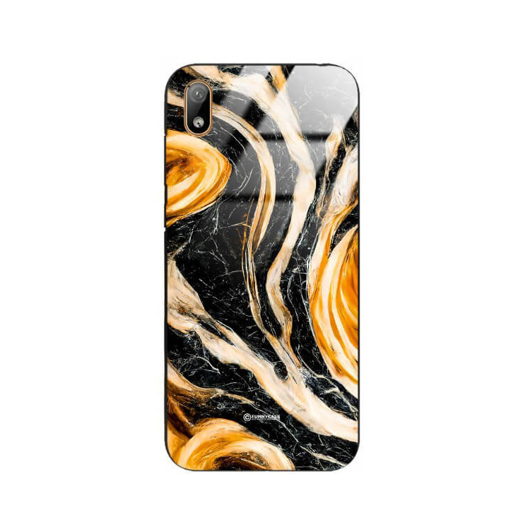 ETUI BLACK GLASS CASE NA TELEFON HUAWEI Y5 2019 ST_MAB-1