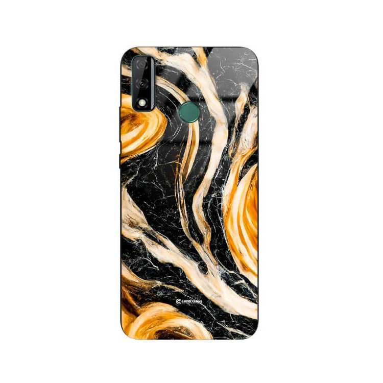 ETUI BLACK GLASS CASE NA TELEFON HUAWEI Y8S ST_MAB-1