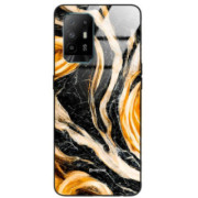 ETUI BLACK GLASS CASE NA TELEFON OPPO A95 4G ST_MAB-1