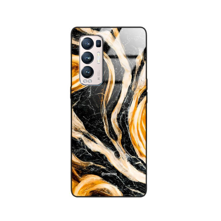 ETUI BLACK GLASS CASE NA TELEFON OPPO RENO 5 PRO PLUS ST_MAB-1