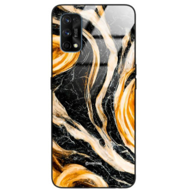 ETUI BLACK GLASS CASE NA TELEFON REALME 7 PRO ST_MAB-1