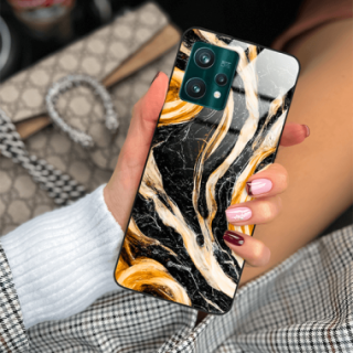 ETUI BLACK GLASS CASE NA TELEFON REALME 9 PRO PLUS ST_MAB-1