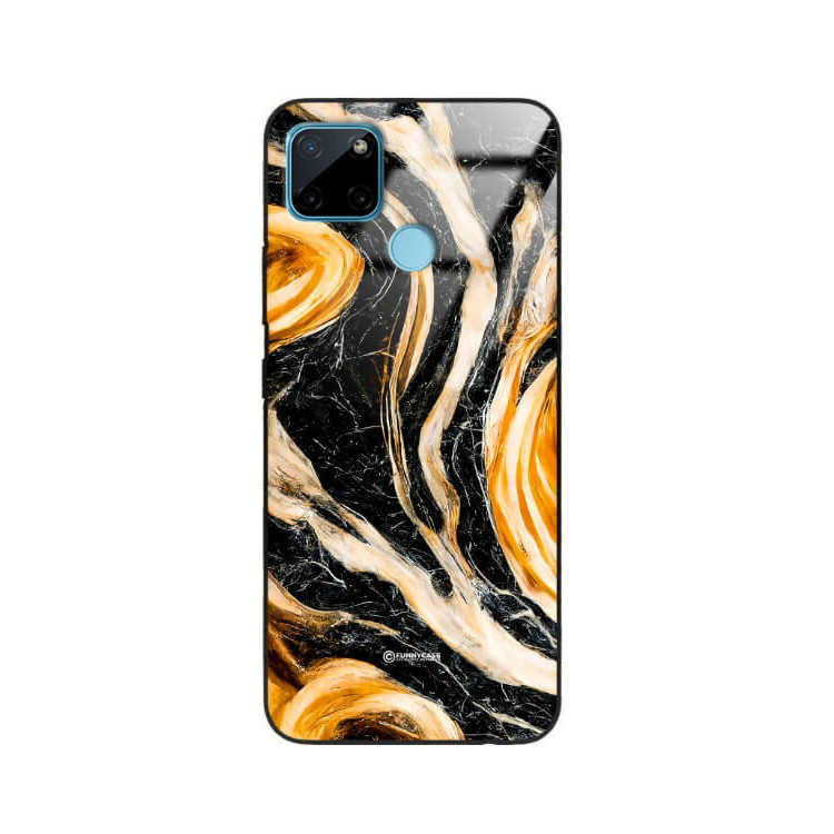 ETUI BLACK GLASS CASE NA TELEFON REALME C21Y / C25Y ST_MAB-1