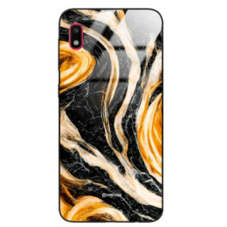 ETUI BLACK GLASS CASE NA TELEFON SAMSUNG GALAXY A10 ST_MAB-1