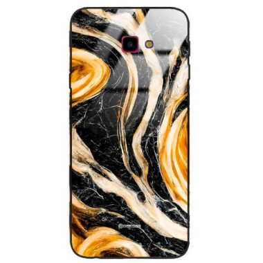 ETUI BLACK GLASS CASE NA TELEFON SAMSUNG GALAXY J4 PLUS 2018 ST_MAB-1
