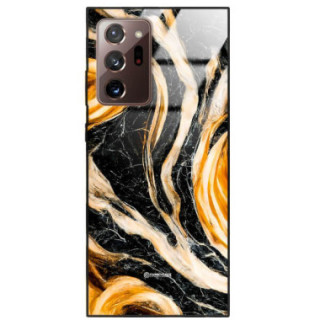 ETUI BLACK GLASS CASE NA TELEFON SAMSUNG GALAXY NOTE 20 ULTRA ST_MAB-1