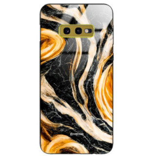 ETUI BLACK GLASS CASE NA TELEFON SAMSUNG GALAXY S10e ST_MAB-1