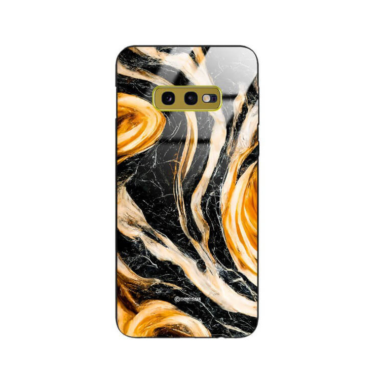 ETUI BLACK GLASS CASE NA TELEFON SAMSUNG GALAXY S10e ST_MAB-1