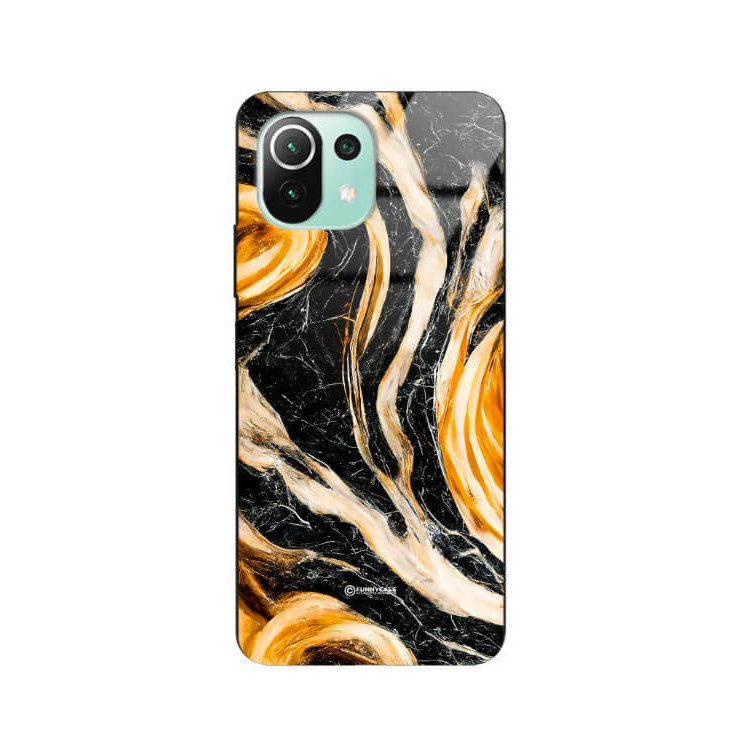 ETUI BLACK GLASS CASE NA TELEFON XIAOMI Mi 11 LITE 4G / 5G  ST_MAB-1