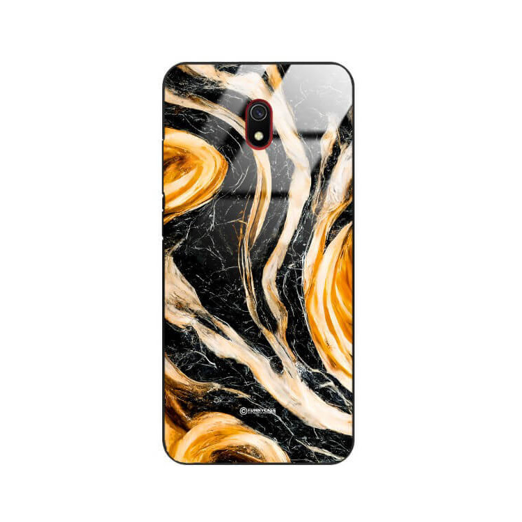 ETUI BLACK GLASS CASE NA TELEFON XIAOMI REDMI 8A ST_MAB-1