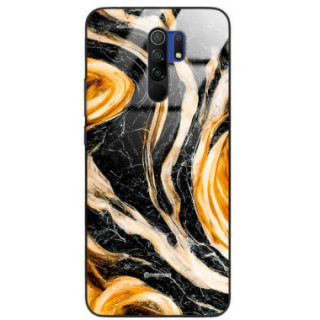ETUI BLACK GLASS CASE NA TELEFON XIAOMI REDMI 9 ST_MAB-1