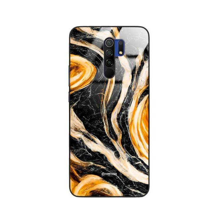 ETUI BLACK GLASS CASE NA TELEFON XIAOMI REDMI 9 ST_MAB-1