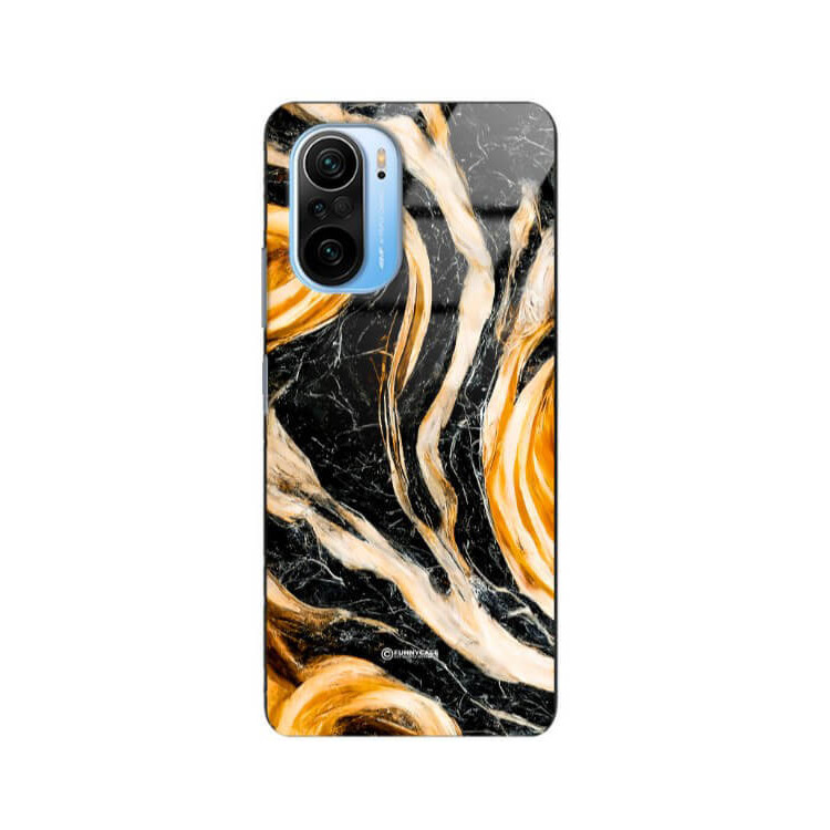 ETUI BLACK GLASS CASE NA TELEFON XIAOMI REDMI K40 / K40 PRO ST_MAB-1