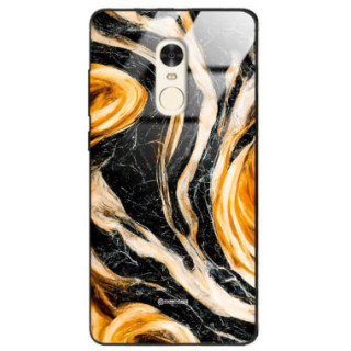 ETUI BLACK GLASS CASE NA TELEFON XIAOMI REDMI NOTE 4 NOTE 4X ST_MAB-1