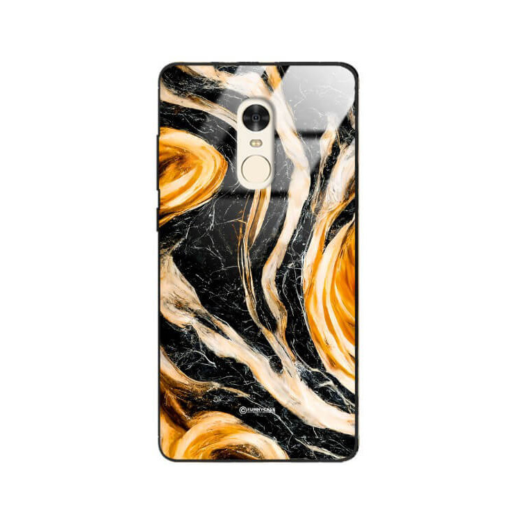 ETUI BLACK GLASS CASE NA TELEFON XIAOMI REDMI NOTE 4 NOTE 4X ST_MAB-1
