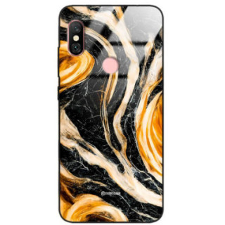 ETUI BLACK GLASS CASE NA TELEFON XIAOMI REDMI NOTE 6 / 6 PRO  ST_MAB-1