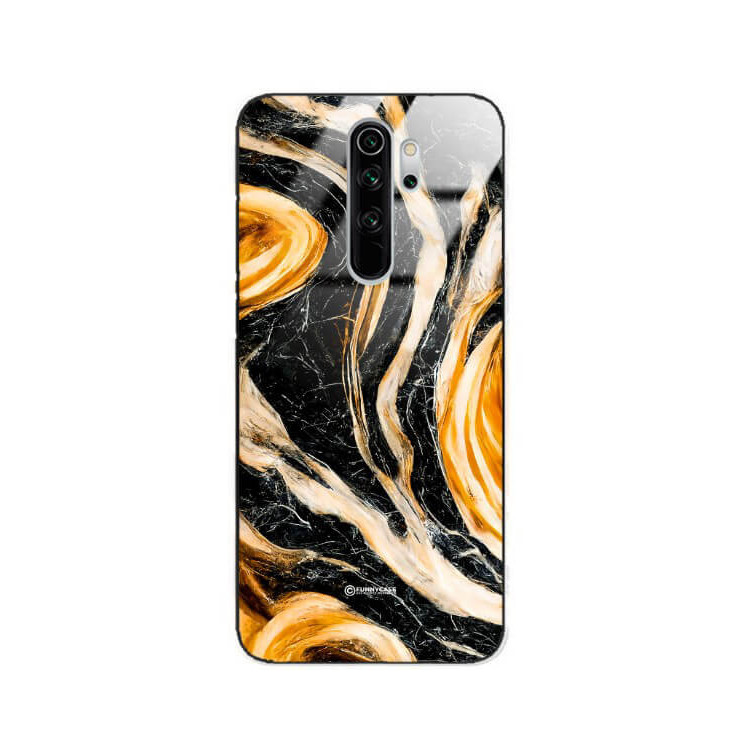 ETUI BLACK GLASS CASE NA TELEFON XIAOMI REDMI NOTE 8 PRO ST_MAB-1