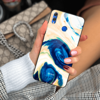 ETUI BLACK GLASS CASE NA TELEFON HUAWEI HONOR 8X ST_MAB-2
