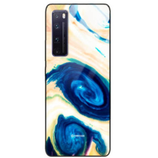 ETUI BLACK GLASS CASE NA TELEFON HUAWEI NOVA 7 PRO ST_MAB-2