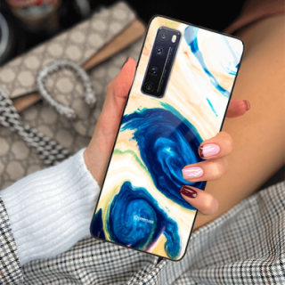 ETUI BLACK GLASS CASE NA TELEFON HUAWEI NOVA 7 PRO ST_MAB-2