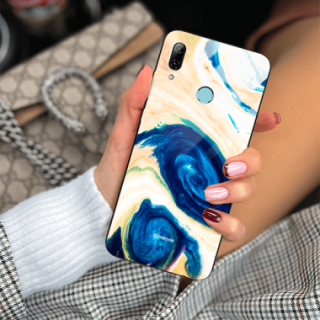 ETUI BLACK GLASS CASE NA TELEFON HUAWEI P SMART 2019 ST_MAB-2