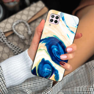 ETUI BLACK GLASS CASE NA TELEFON HUAWEI P40 LITE ST_MAB-2