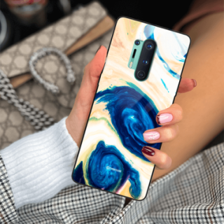 ETUI BLACK GLASS CASE NA TELEFON ONEPLUS 8 PRO ST_MAB-2