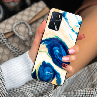 ETUI BLACK GLASS CASE NA TELEFON OPPO A16 / A16s / A54s ST_MAB-2