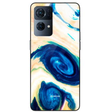 ETUI BLACK GLASS CASE NA TELEFON OPPO RENO 7 PRO 5G ST_MAB-2