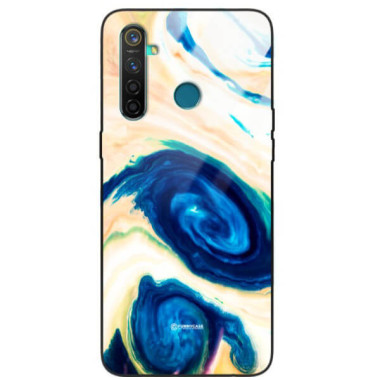 ETUI BLACK GLASS CASE NA TELEFON REALME 5 ST_MAB-2