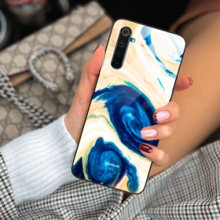 ETUI BLACK GLASS CASE NA TELEFON REALME 6 PRO ST_MAB-2