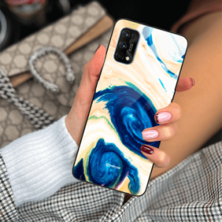 ETUI BLACK GLASS CASE NA TELEFON REALME 7 PRO ST_MAB-2