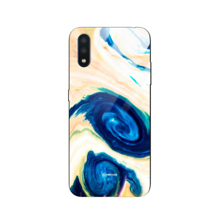 ETUI BLACK GLASS CASE NA TELEFON SAMSUNG GALAXY A01 ST_MAB-2