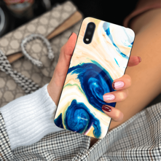 ETUI BLACK GLASS CASE NA TELEFON SAMSUNG GALAXY A01 ST_MAB-2