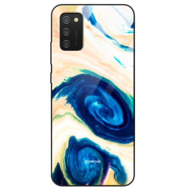 ETUI BLACK GLASS CASE NA TELEFON SAMSUNG GALAXY A02S ST_MAB-2