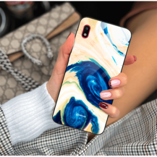 ETUI BLACK GLASS CASE NA TELEFON SAMSUNG GALAXY A10 ST_MAB-2