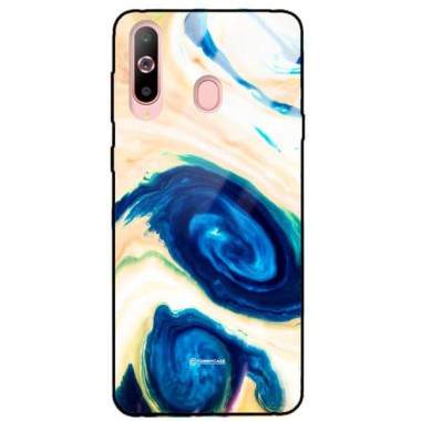 ETUI BLACK GLASS CASE NA TELEFON SAMSUNG GALAXY A60 ST_MAB-2