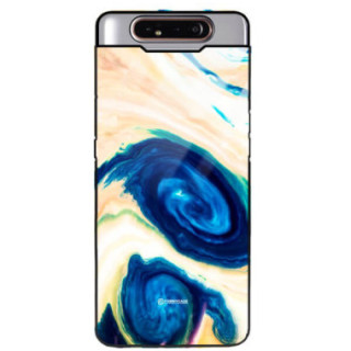 ETUI BLACK GLASS CASE NA TELEFON SAMSUNG GALAXY A80 / A90 ST_MAB-2