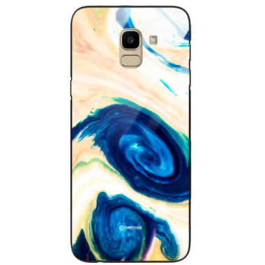 ETUI BLACK GLASS CASE NA TELEFON SAMSUNG GALAXY J6 2018 ST_MAB-2