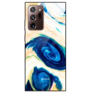 ETUI BLACK GLASS CASE NA TELEFON SAMSUNG GALAXY NOTE 20 ULTRA ST_MAB-2