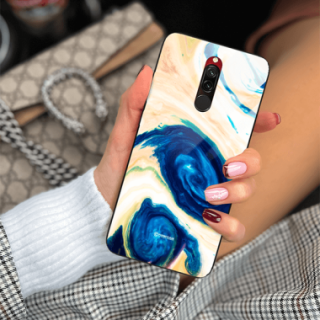 ETUI BLACK GLASS CASE NA TELEFON XIAOMI REDMI 8 ST_MAB-2