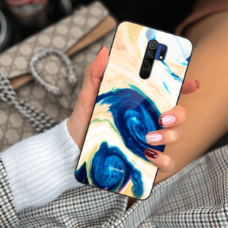 ETUI BLACK GLASS CASE NA TELEFON XIAOMI REDMI 9 ST_MAB-2