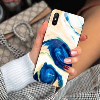 ETUI BLACK GLASS CASE NA TELEFON XIAOMI REDMI 9A ST_MAB-2