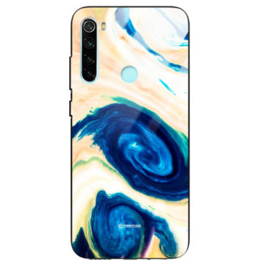 ETUI BLACK GLASS CASE NA TELEFON XIAOMI REDMI NOTE 8 / 8 2021  ST_MAB-2