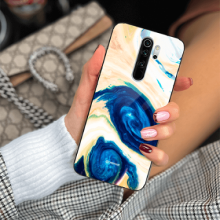 ETUI BLACK GLASS CASE NA TELEFON XIAOMI REDMI NOTE 8 PRO ST_MAB-2